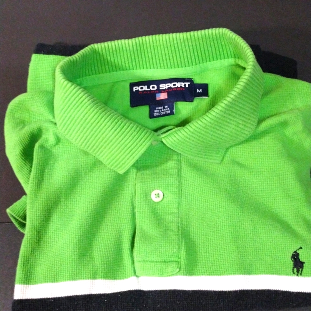 Polo Sport men's medium tan polo classic fit
